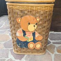 Cesto in paglia contenitore 