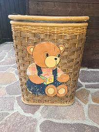 Cesto in paglia contenitore 