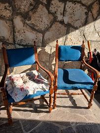 Coppia di poltroncine