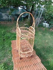 carrellino in vimini