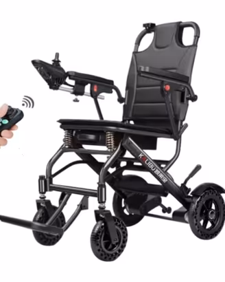 Sedia a rotelle telecomandata pieghevole nuova