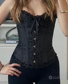 Corsetto nero regolabile