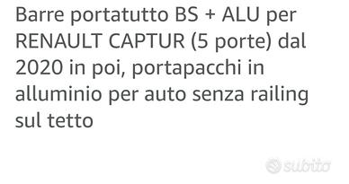 barra portatutto Renault Capture 