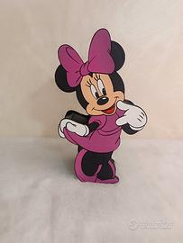 salvadanaio Minnie in legno