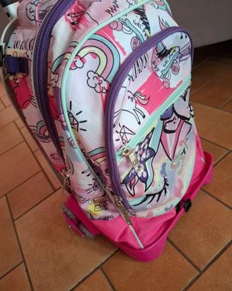 Zaino SJ girl tema unicorno