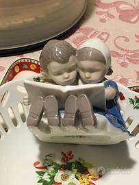 Statuina Bing & Grondahl "bambini leggono un libro