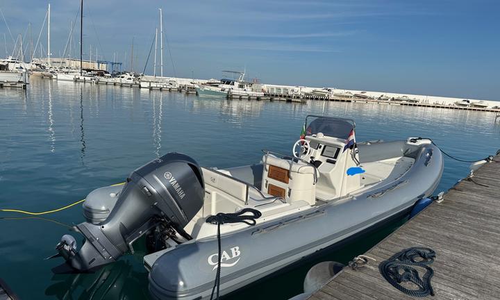 Gommone cab 7+motore Yamaha+carrello ellebi 1600