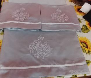 Lenzuola matrimoniali in raso