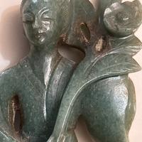 Scultura cinese in giada