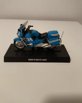 Modellino moto stradale BMW R 850 RT Polizia 
