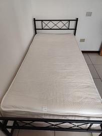 Materasso Memory Foam 90x190 h25 NUOVO + letto