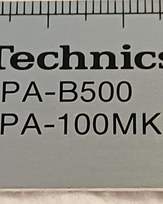 Technics SP 15 10 Dima Di Montaggio Braccietti
