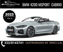 BMW 420d Cabrio Msport KM0 *2023
