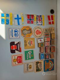 Scatole vuote fiammiferi sottobicchieri