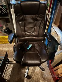 HOMECOM poltrona massaggiante