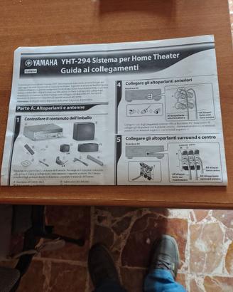 YAMAHA YHT 294 sistema per home theater