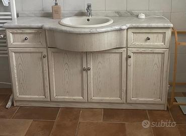 Mobile bagno marmo con lavabo
