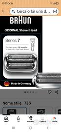 testina mod 73s per rasoio braun