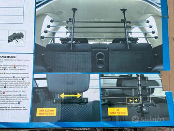 Griglia telescopica divisoria per auto