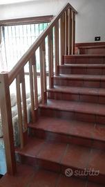 Ringhiera in legno da interno