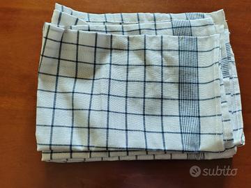 5 strofinacci per cucina cotone nuovi