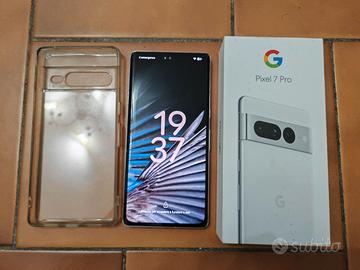 Google Pixel 7 Pro funzionante vetro rotto + Cover