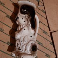 Soprammobile - vaso a forma di cane in ceramica
