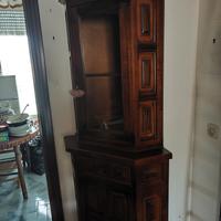 angoliera in legno vintage 