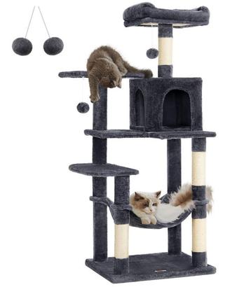 Feandrea Albero per Gatti Alto 143 cm, Tiragraffi