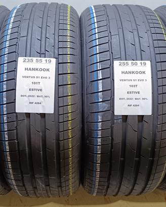 4 GOMME 235 55 19/255 50 19 HANKOOK RIF4284