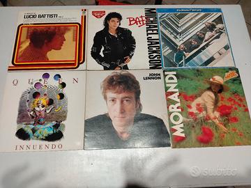 Lotto vinili originali anni 70 80 90 Beatles Queen