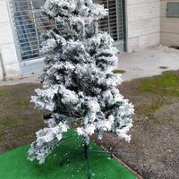 albero di natale innevato h.160 cm