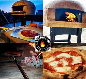 Forno Pizza per Esterno. Legna o Gas. Alta Qualitá