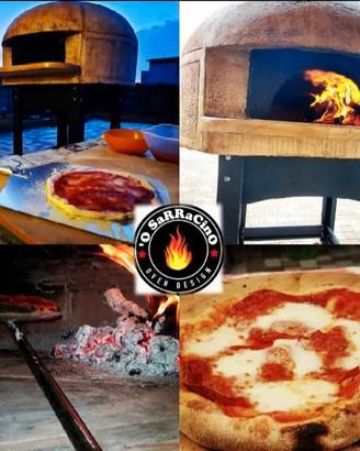 Forno Pizza per Esterno. Legna o Gas. Alta Qualitá