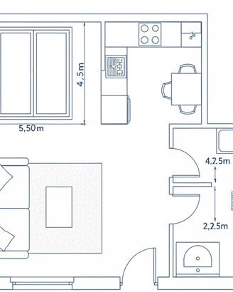 Monolocale campo di marte spese minime