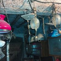 lampadari in ferro battuto 