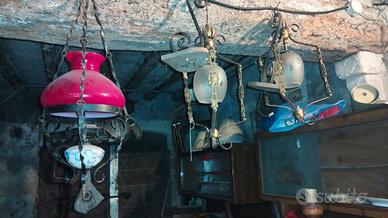 lampadari in ferro battuto 