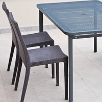 Sedie da giardino in rattan