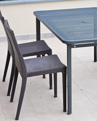Sedie da giardino in rattan