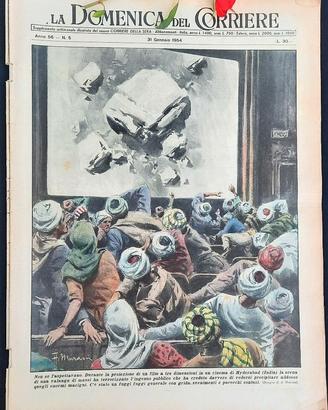 La Domenica del Corriere 31 gennaio 1954 Manzoni