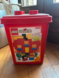 LEGO System 1885 Basic secchio rosso anni ’90