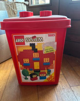 LEGO System 1885 Basic secchio rosso anni ’90