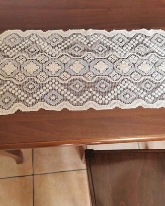 centrino pizzo filet vintage