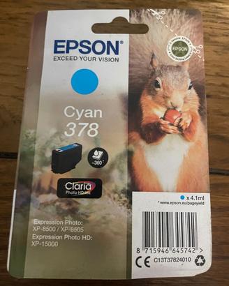 Cartuccia Epson Cyan 378