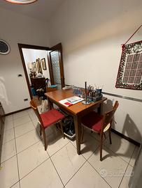 Cucina completa legno marmo