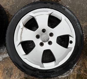 Cerchi in lega originali Audi R17 + Pneumatici