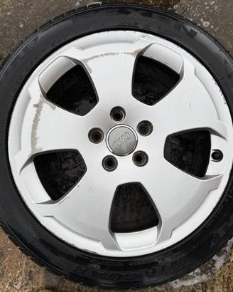 Cerchi in lega originali Audi R17 + Pneumatici