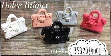 Bomboniere mini borse portachiavi 18 anni