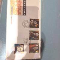 francobolli inglesi in blocco