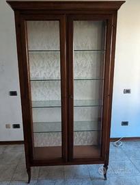 VETRINA ARTE POVERA LEGNO MASSELLO
